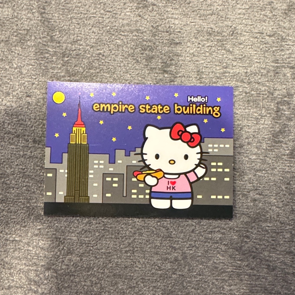 Hello Kitty Empire State Building Collectable Card